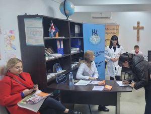 Zugdidi: free medical services and pleased women