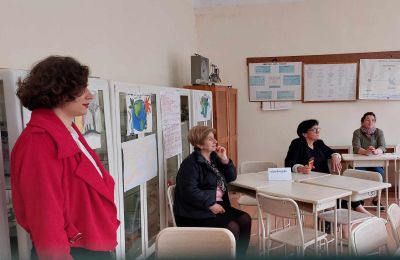 Activities of the women initiative group of the village Pakhulani - Tsalenjikha municipality in April