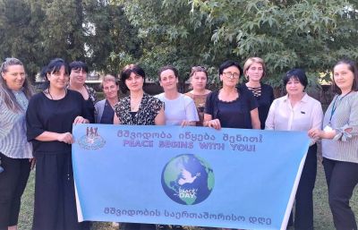 The initiative groups of the village Koki - Zugdidi Municipality celebrated the International Day of Peace