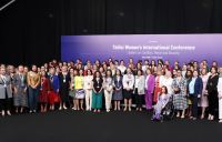 At the International Women's Conference