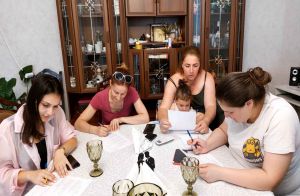 На встрече группы самопомощи