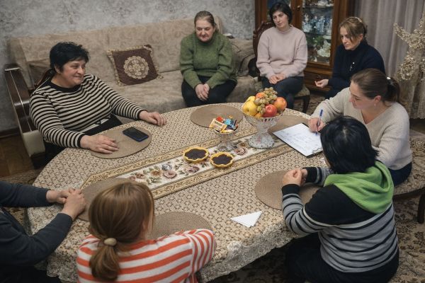 ვორკშოპი ქალების ჯგუფთან სენაკში