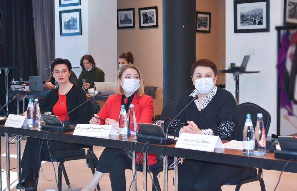 Women&#039;s Fund &quot;Sukhumi&quot; at the information-sharing meeting of the IPRM participants and the representatives of the civil society organizations.