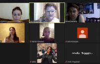 About the video clip, trainings - at an online meeting